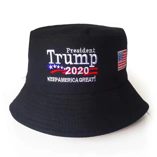 Custom Red Classic Six-Panel Cotton Trump Embroidered Logo Hat for Man Women