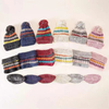 Women Soft Warm Thick Cable Knitted Winter Hat and Scarf