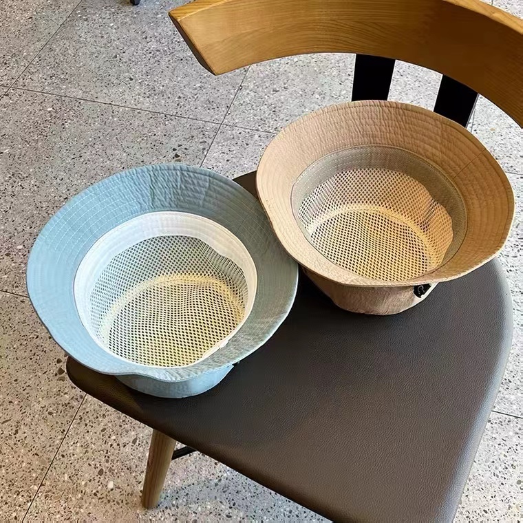 Nylon Mesh Lining Sun Protection Wide Brim Hat Wholesale Custom