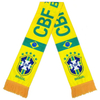 100% Polyester Soccer Football Fan Cheering Knitted Fan Scarf Custom