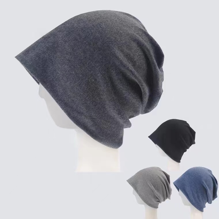 Wholesale Custom Unisex Blank Slouchy Beanie Striped Knitted Bamboo Hat