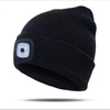 USB Rechargeable Unisex Winter Lighted Beanie Knitted Hat LED