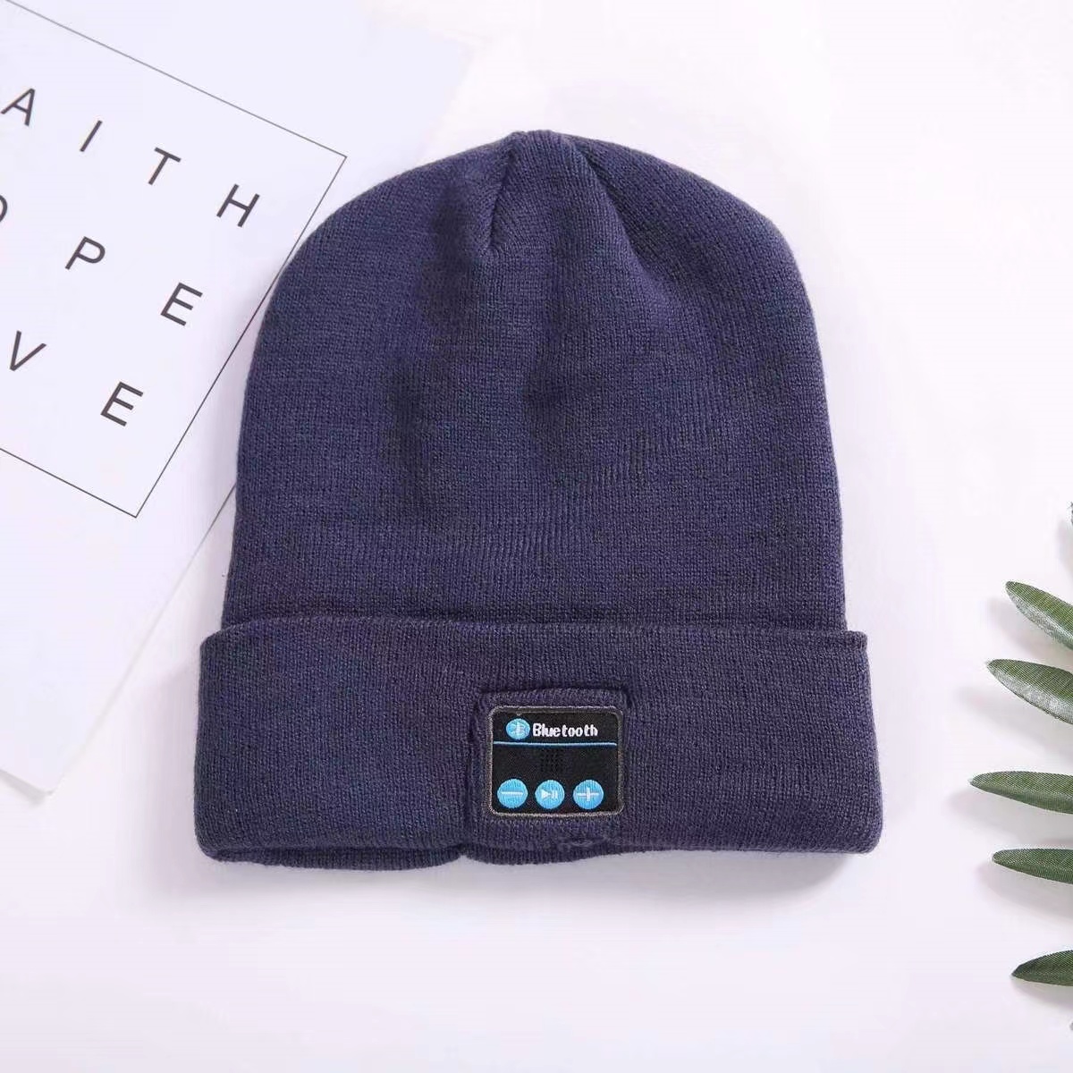 Winter Beanie Soft Music Headphone Hat Wireless Bluetooth Smart Cap