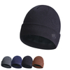 BSCI Audit 4-Panel Embroidered Beanie Contoured Ear Band Fleece Hat