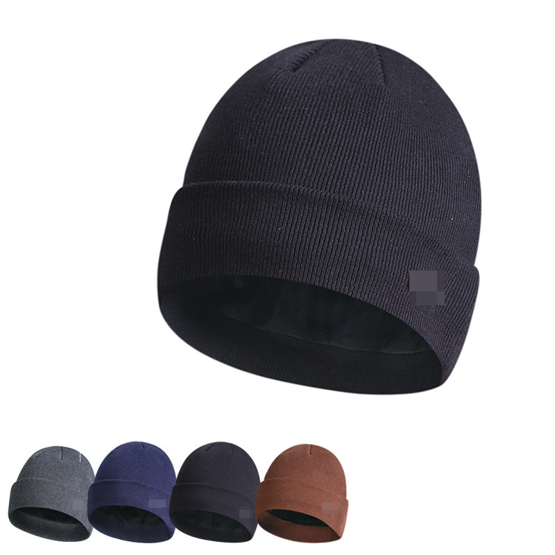 BSCI Audit 4-Panel Embroidered Beanie Contoured Ear Band Fleece Hat