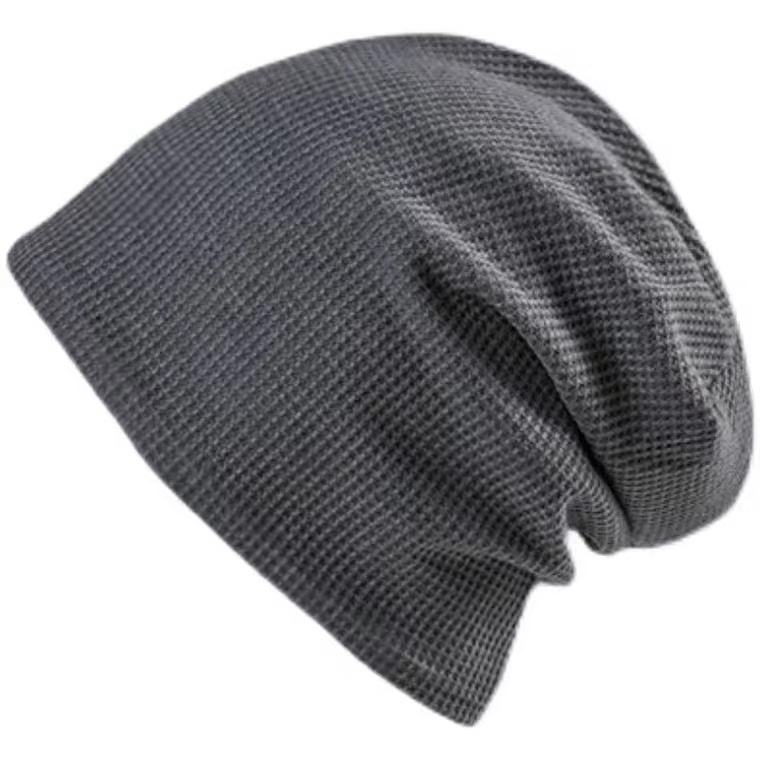 Wholesale Custom Unisex Blank Slouchy Beanie Striped Knitted Bamboo Hat
