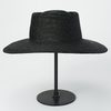 Double Grosgrain Hatband Pinched Crown Panama Straw Hat