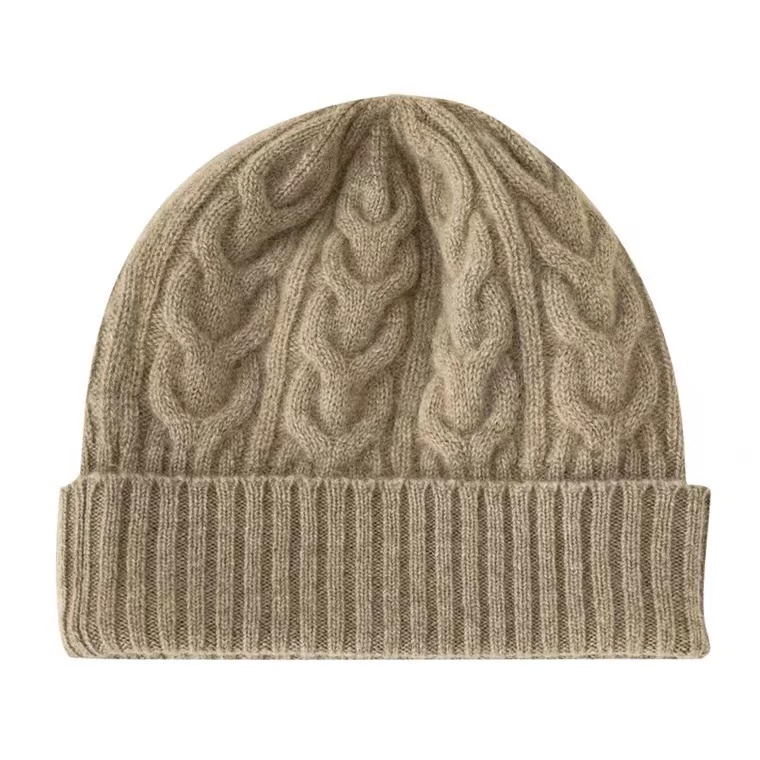 BSCI Audit Acrylic Customized Winter Warm Striped Beanie Hat Knitted