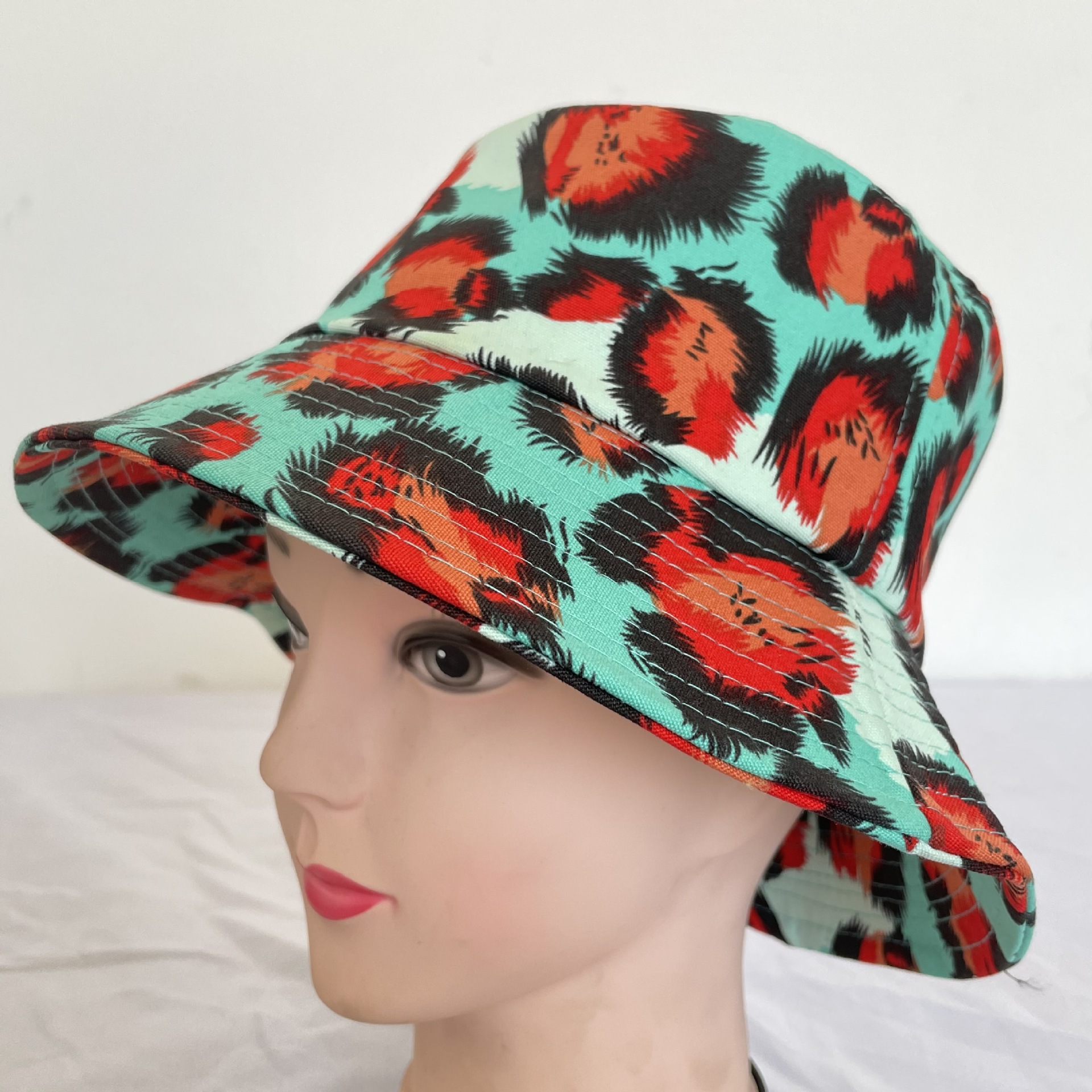 Man Women Polyester Custom Printed Galaxy Bucket Sublimation Hat
