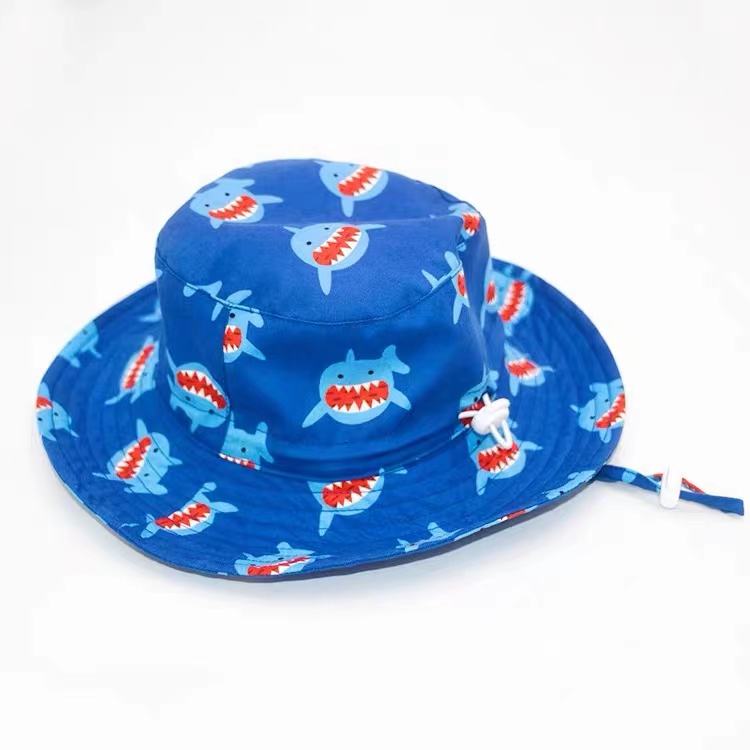 Adjustable Toddler Bucket Summer Beach Quick-Dry Fabric Kids Sun Hat
