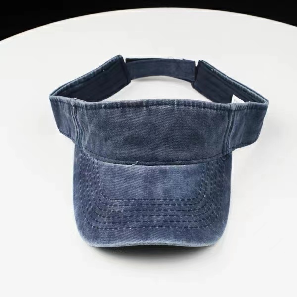 BSCI Audit Custom Women Men Summer Adjustable Vintage Distressed Visor