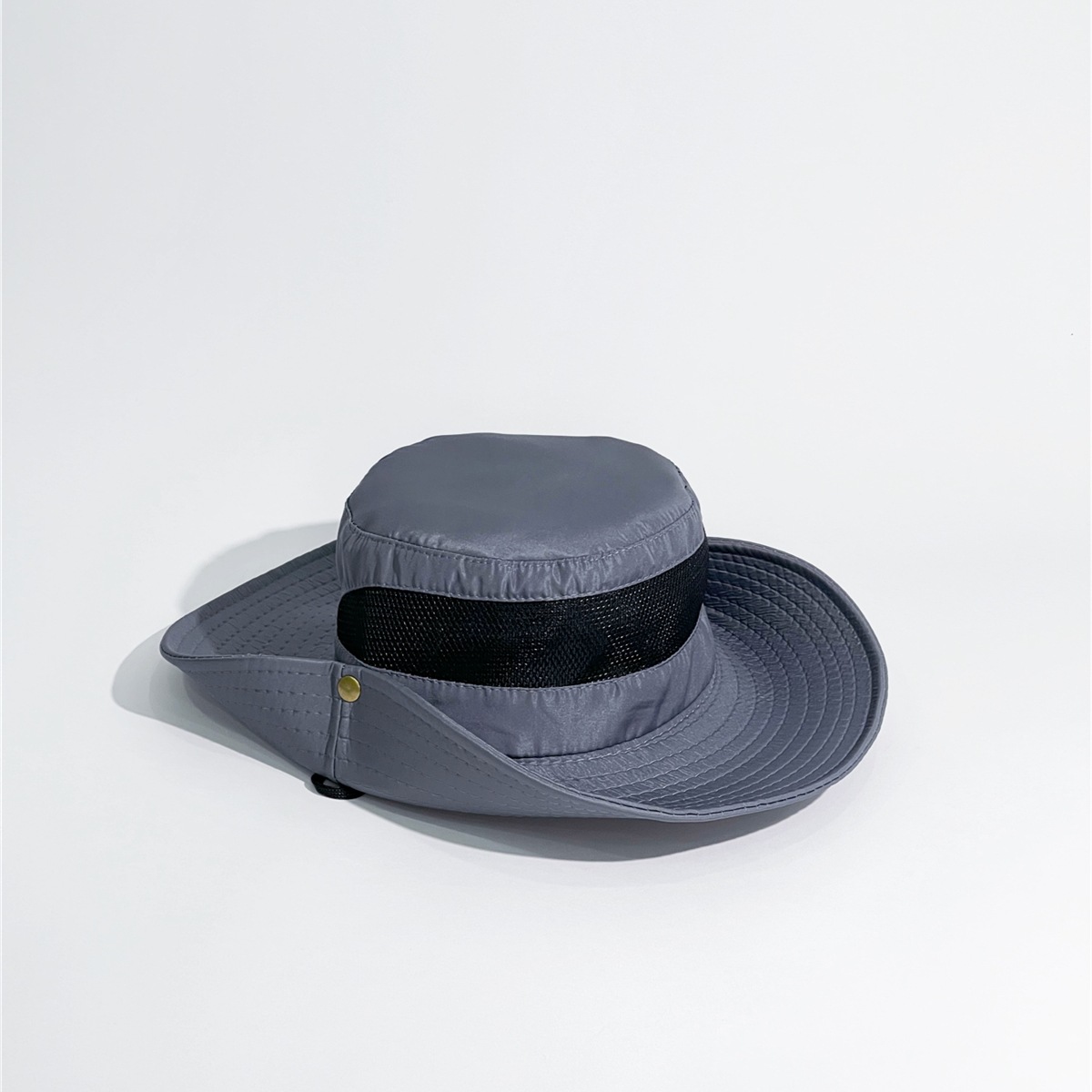 Flat Mesh Eyelets Crown Breathable Chinese Hat Wholesale Custom